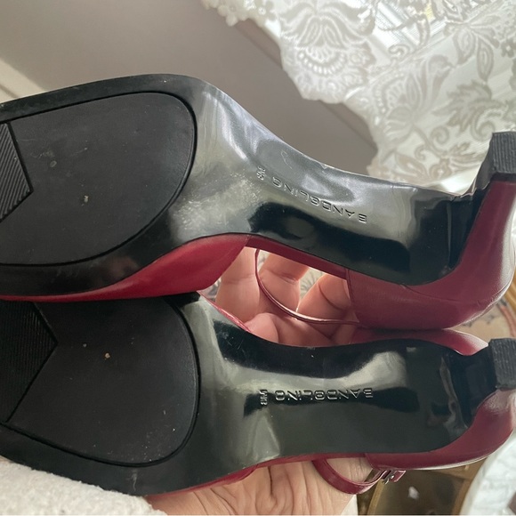 Vintage Bandolinos Red sling backs 8 - Picture 5 of 5